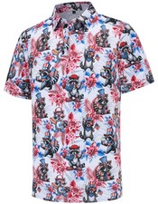 Mens Golf Polo Shirts Short Sleeve Dry Fit Performance Moisture Wicking Casua...