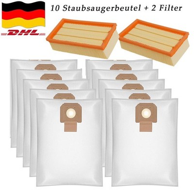 10+2 Filter & Staubsaugerbeutel Set für Bosch GAS 35 L AFC / Bosch GAS 35 M AFC