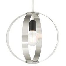 Livex Lighting 46413 Modesto 12"W Pendant - Nickel