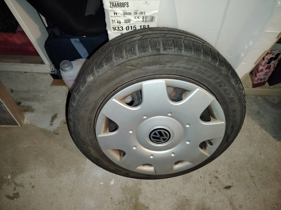 4 Winterreifen 205/55 R16 91V auf Stahlfelgen mit Reifendrucksensoren - Bild 3 von 3