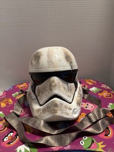 Star Wars Stormtrooper Helmet Popcorn Bucket White Weathered Details