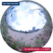 Durable Stainless Steel Gazing Balls Hollow Mirror Globe Floating Reflective Bal