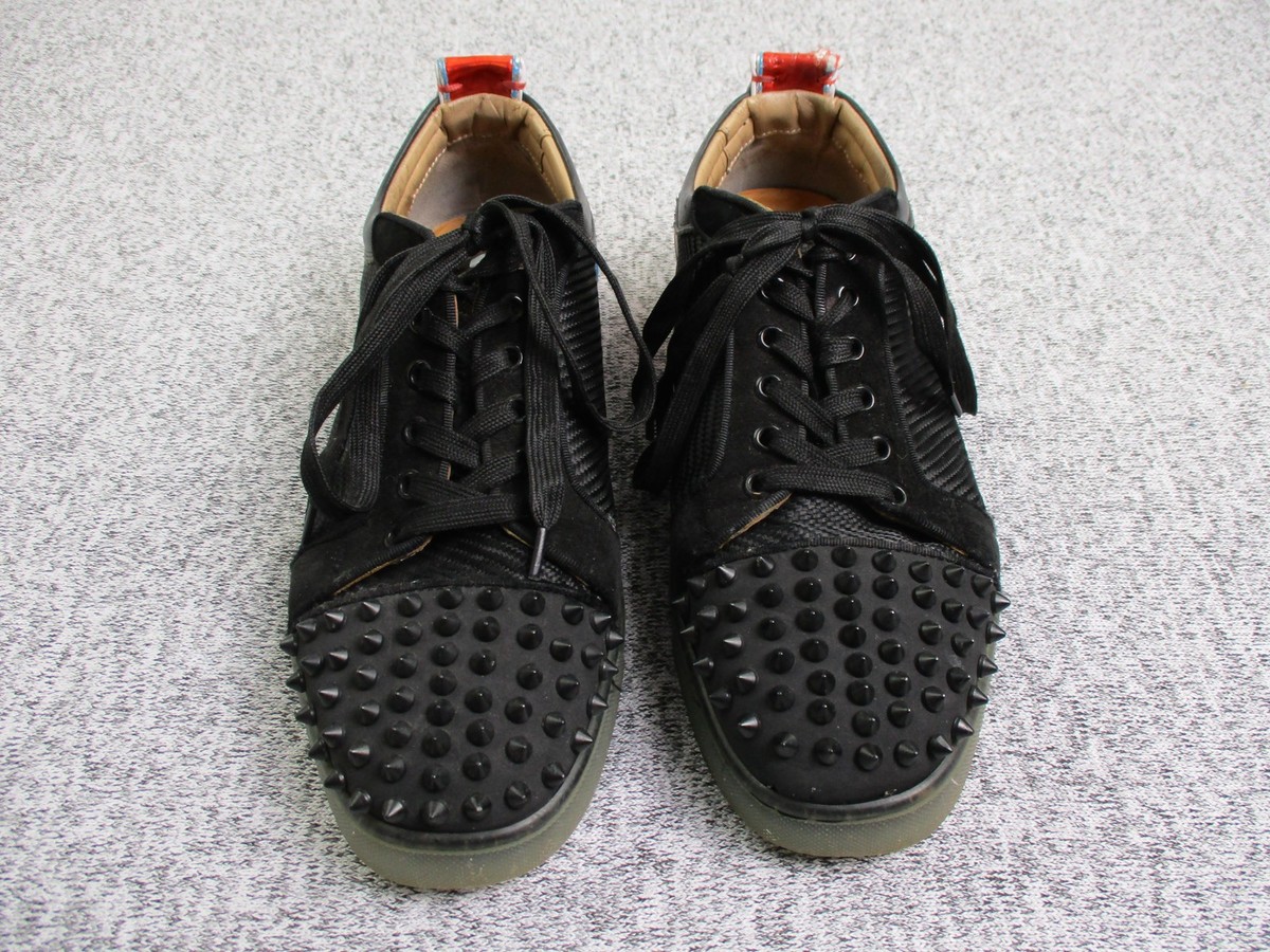 Christian Louboutin Shoes Size 42 Mens Size 8 Black Spikes Leather
