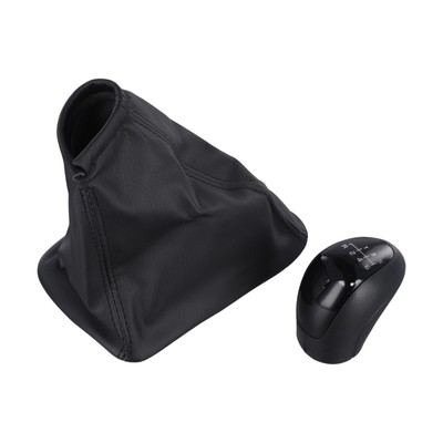 Getdoublerich Schaltknauf Set Mercedes Sprinter W906 - PU Leder Schaltknauf & Abdeckung 2006-2018