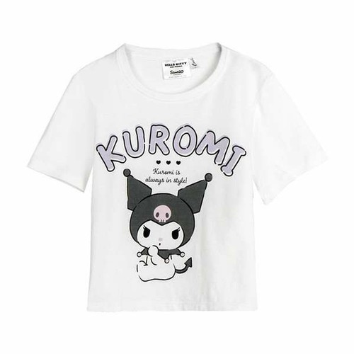 Tee-shirt Hello Kitty Manches Courtes Pour Enfant 6-8 Ans - Coton - Occasion Bon état