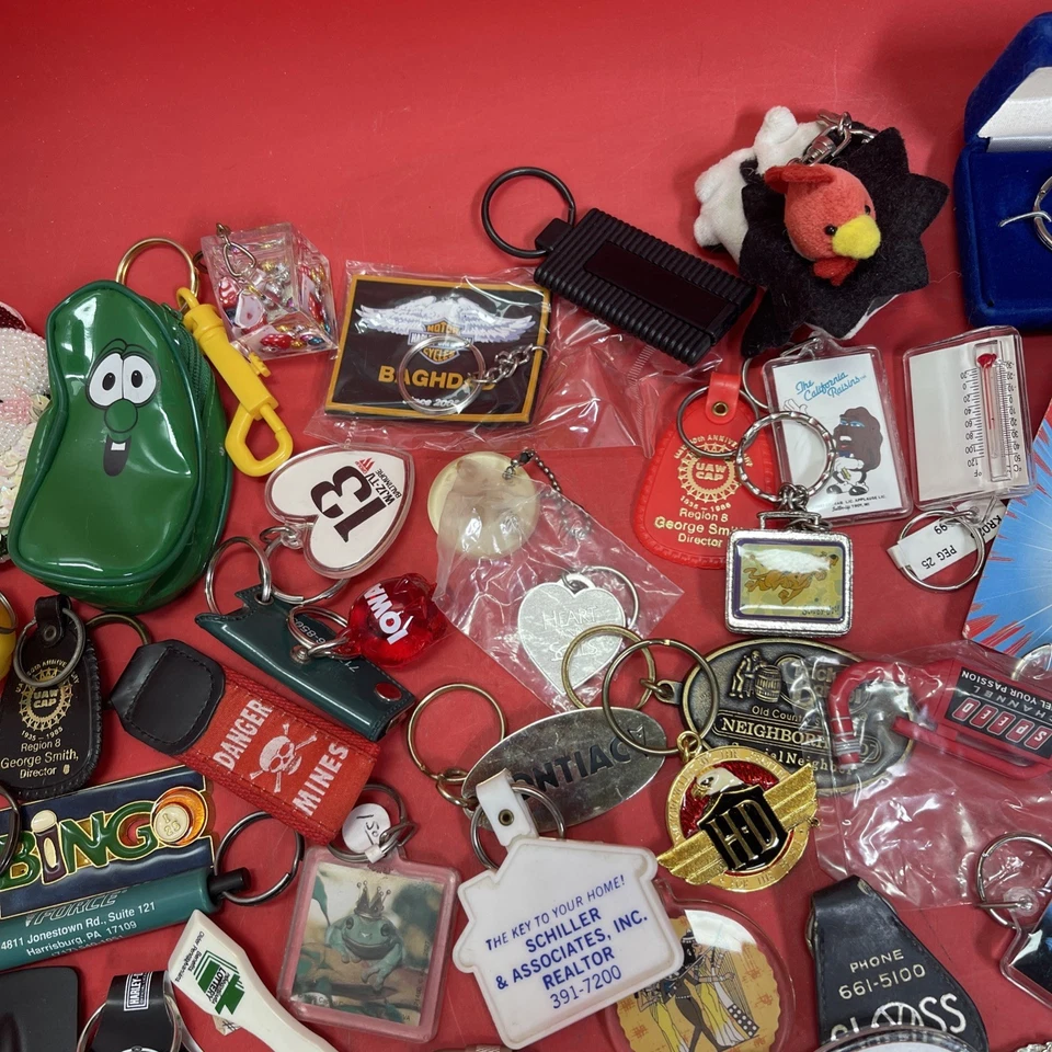 Huge keychains lot Keyrings Fobs Backpack Charms Purse Handbag Pendants. #19 - Image 3 of 4