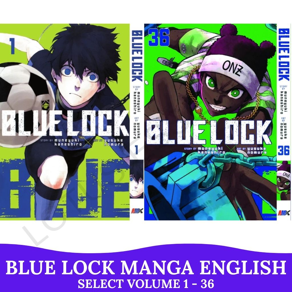 BLUE LOCK Manga Edición Inglés Vol. 1-36 volúmenes seleccionados | Serie suelta