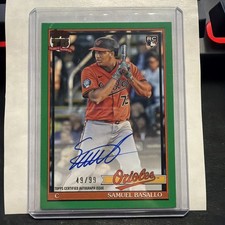 2026 Topps Series 1 - 1991 Topps Baseball Autographs Samuel Basallo #91A-SB /99
