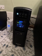 CyberPower CP1500PFCLCD 1500VA 1000W PFC Sinewave AVR 12-Outlet Tower UPS