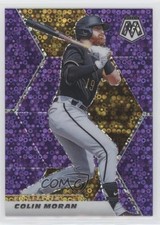 2021 Panini Mosaic Quick Pitch Purple Mosaic Prizm 41/50 Colin Moran #96 0m4q