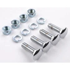 JEGS 83775 Chrome Bumper Bolt Kit