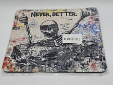 Never Better Funny Square Mouse Pad Comfortable Non-Slip for Laptop Gaming