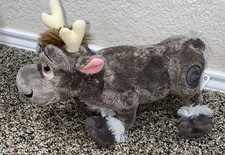 The Disney Store Frozen Sven Reindeer Plush Animal Stuffed Standing 9  High