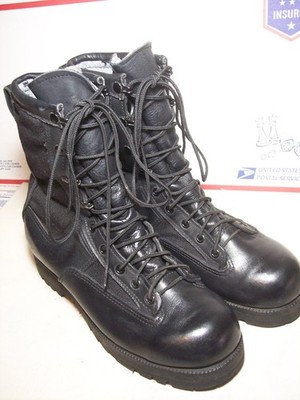 belleville usa blk. leather soft toe gore-tex icb men's 8.5 R combat boots