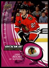 2022-23 Upper Deck Trilogy #RR-14 Lukas Reichel Rookie Renditions Pink #/25
