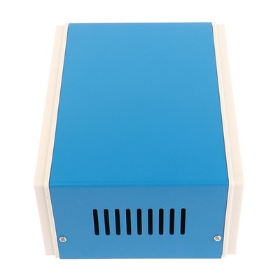 Blue Junction Box Metal Rectangle Electronic Project Case DIY Preventive Box