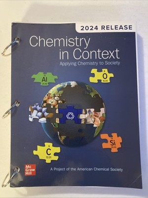 Chemistry in Context : Applying Chemistry to Society 2024 Release