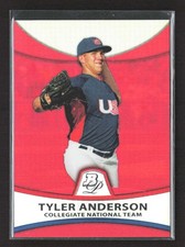 2010 Bowman Platinum Tyler Anderson #PP29 Prospects Red Refractor /25 TV4064