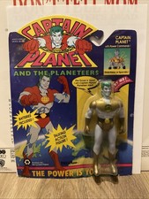 Vintage Captain Planet With Power Commands (Gold) Tiger 1991