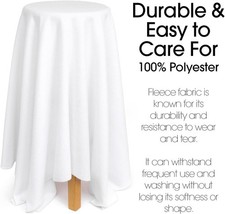 Polar Fleece FabricThe Yard WHITE - Soft Anti-Pill, Warm Cozy Material