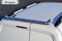 HeckdachträGer + Leds FüR Volkswagen Caddy 2021+ Edelstahl Van Lichtrohr