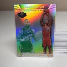 2007-08 Topps Co-Signers - Baron Davis, Brandan Wright #89 Refractor /19 (RC)