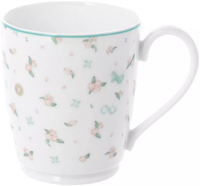 Noritake x Nintama Cutie Flower Mug Alma Bianca Porcelain Art For Ages 14+