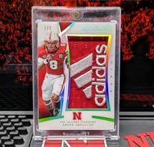2015 Panini Immaculate Collection AMEER ABDULLAH College Standard 1/2 ADIDAS 👀