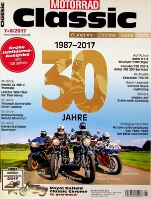 3) Motorrad Classic 07/2017 - Triumph Bonneville 750  - Vincent Black Lightning