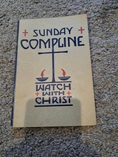 Popular Liturgical Library Sunday Compline 1943 Catholic English Latin
