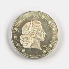 1 oz Silver Round World Wide Mint, Inc 1981 American Eagle WWM Vintage .999 Fine