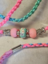 Dog Show Martingale Lead 33 Hand Braided Silk 50"