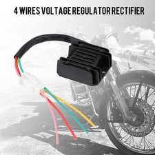 12v Universal 4-wire Voltage Regulator Rectifier For Motorcycle Scooter Atv Boat
