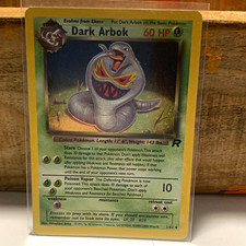 Pokemon TCG Dark Arbok Team Rocket 2/82 1st Edition Holo Rare English 60 HP