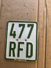Altes Mofa Moped Nummernschild Kennzeichen von 1998