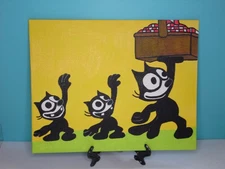 1919 Felix the Cat 8x10 Flat Canvas Painting