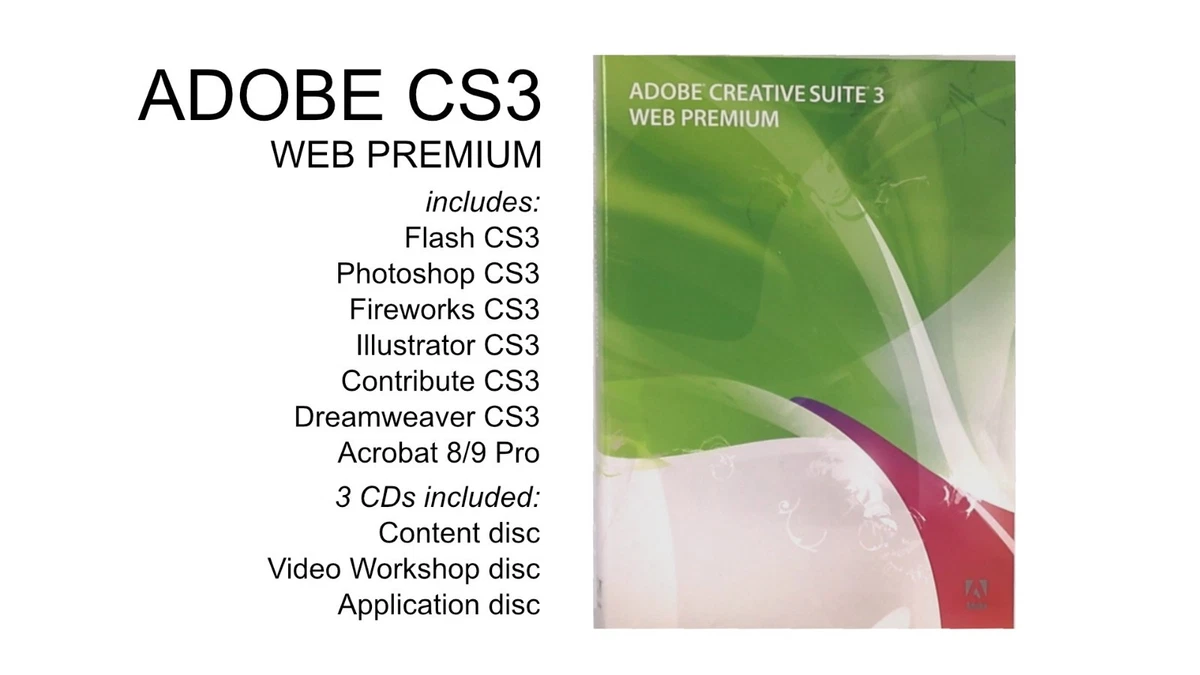 adobe creative suite cs3 products for sale | eBay