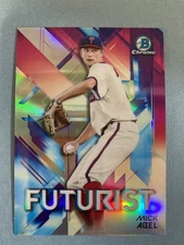 2021 Topps Bowman Chrome Mick Abel Futurist Rookie #FUT-MA Philadelphia Phillies