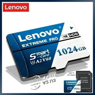 LENOVO 1TB 512GB 256GB 128GB Micro TF SD Card High Speed Class Flash Memory*
