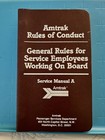 Amtrak Rules of Conduct Onboard Service Employees, update 1980, train railroad — photo 1