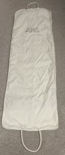 Alexander McQueen Canvas Garment Bag Valet Zip Snap Hang Suit Dress Gown 67 X 23