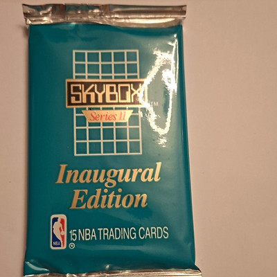 SkyBox Inaugural Edition Series II Pack NBA Basketballkarten 1990-91   15 Karten