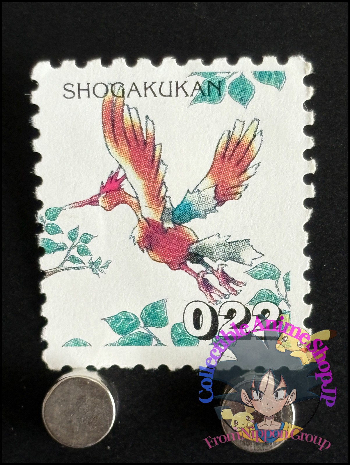 Fearow Pokemon Stamp Card Japanese Shogakukan Nintendo Game Anime TCG H