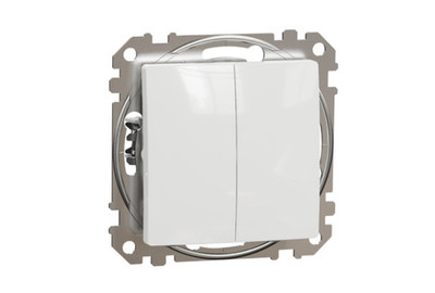 Schneider Electric SDD111118 Doppeltaster, Sedna Design & Elements, 1-fach, 10A