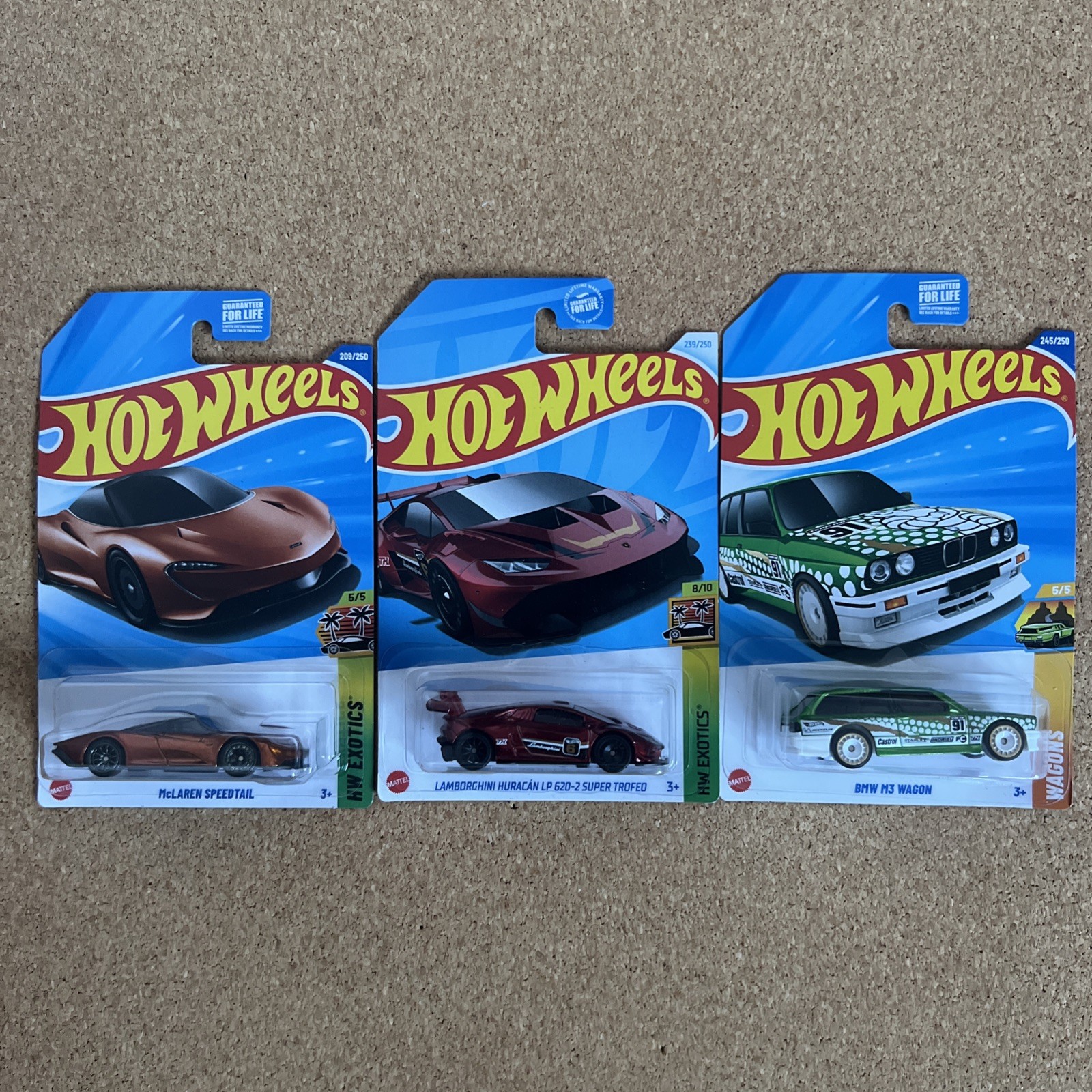 Hot Wheels STH 2025 Mclaren Speedtail BMW M3 Wagon Lamborghini Huracan LP 620