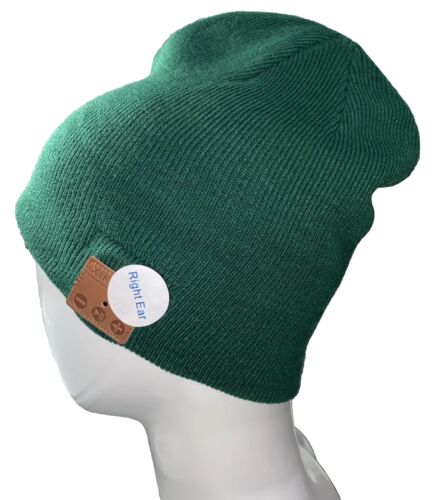 Czapka Bluetooth Słuchawki bezprzewodowe Sporty zimowe Dzianinowa czapka Zielona - Zdjęcie 1 z 12