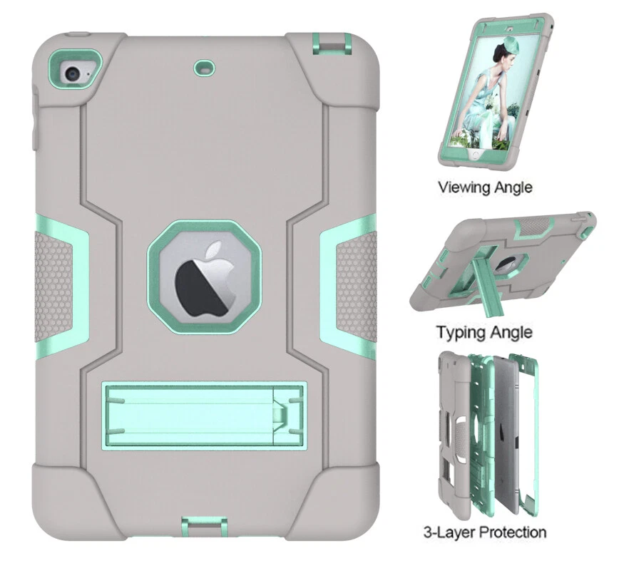 For iPad 2nd 3rd 4th 5th 6th 7th 9th Gen Shockproof Heavy Duty Case Stand Cover - Image 4 of 4