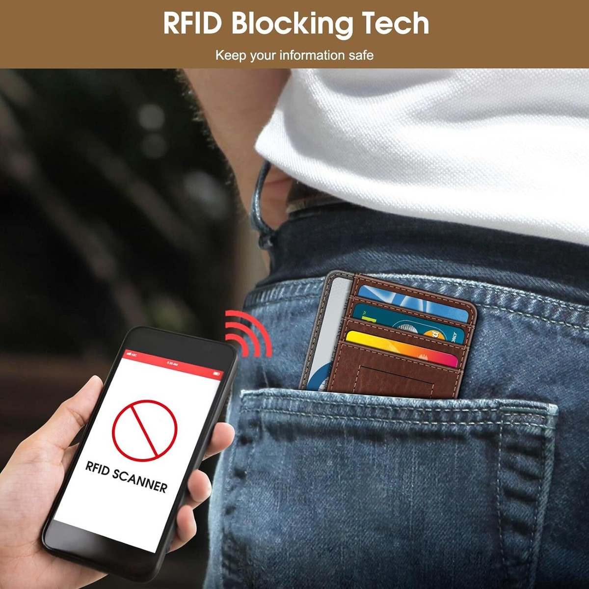 Portafoglio AirTag Con Portamonete - Vera Pelle - Foto 3