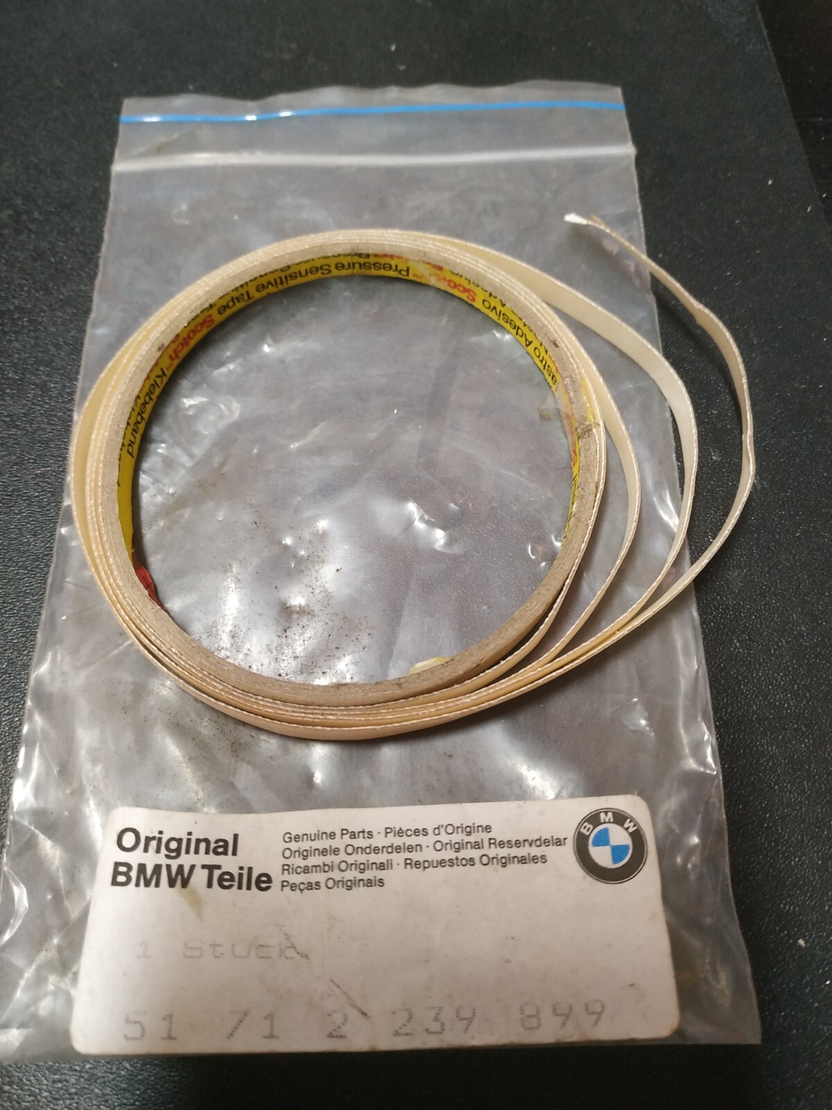 BMW E30 Mtech II foil 1835mm !NEW! NOS GENUINE 51712239899 | eBay