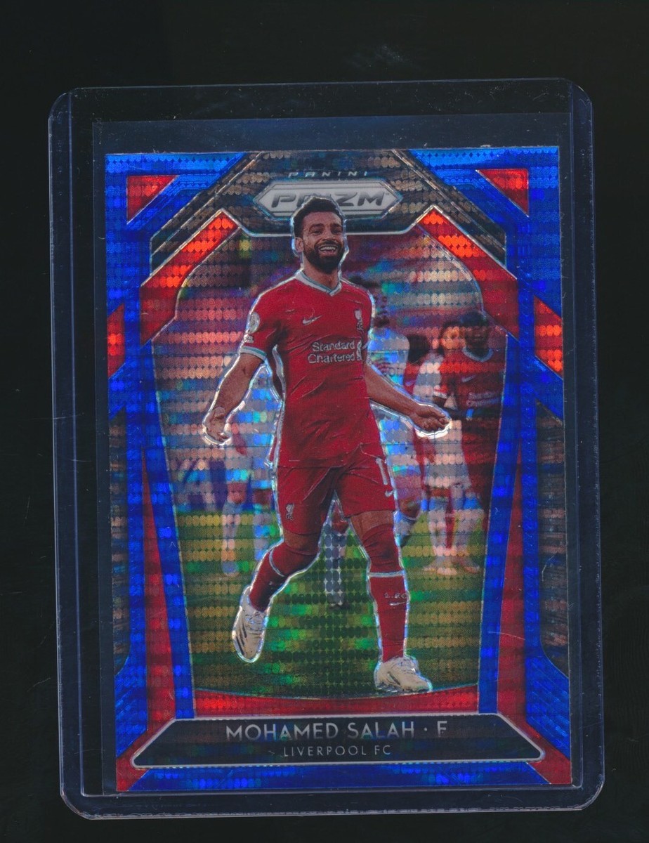 MOHAMED SALAH 2020-21 PANINI PRIZM BLUE PULSAR PRIZM PARALLEL #255